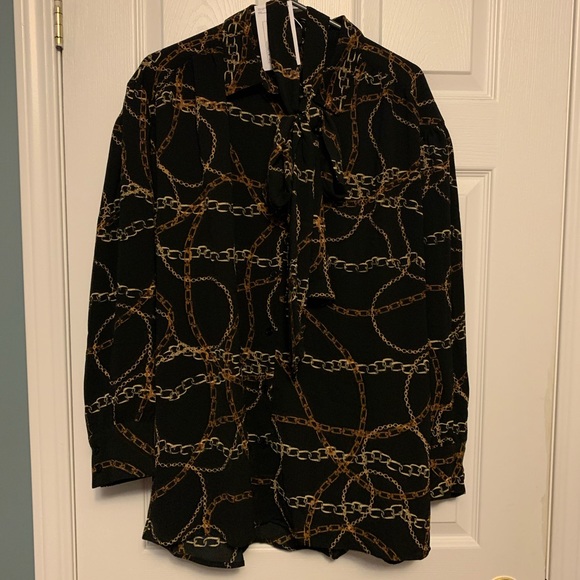 ASOS Monki oversized chain blouse - Picture 5 of 10